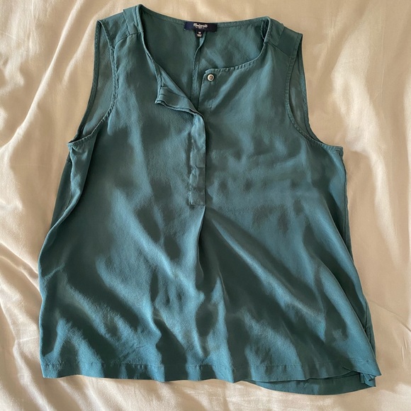 Madewell 100% silk sleeveless blouse - Picture 2 of 6